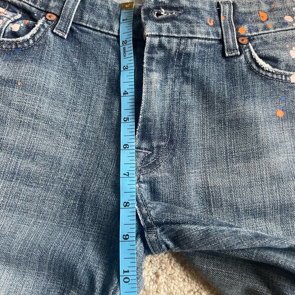 7 For All Mankind Paint Splatter bootcut jeans, size 31 - Picture 5 of 11